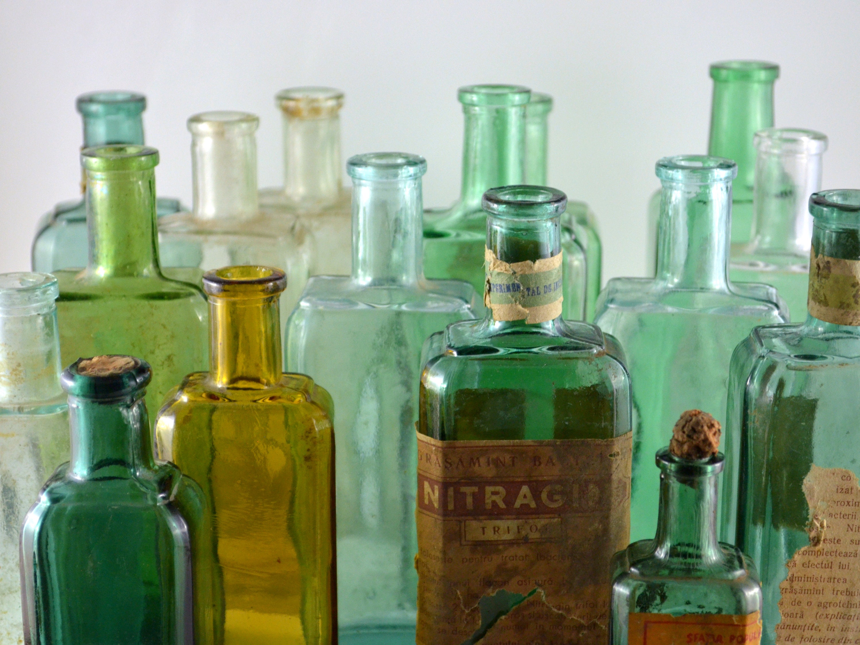Vintage Bottle Vases Instant Collection of Vintage Glass Etsy