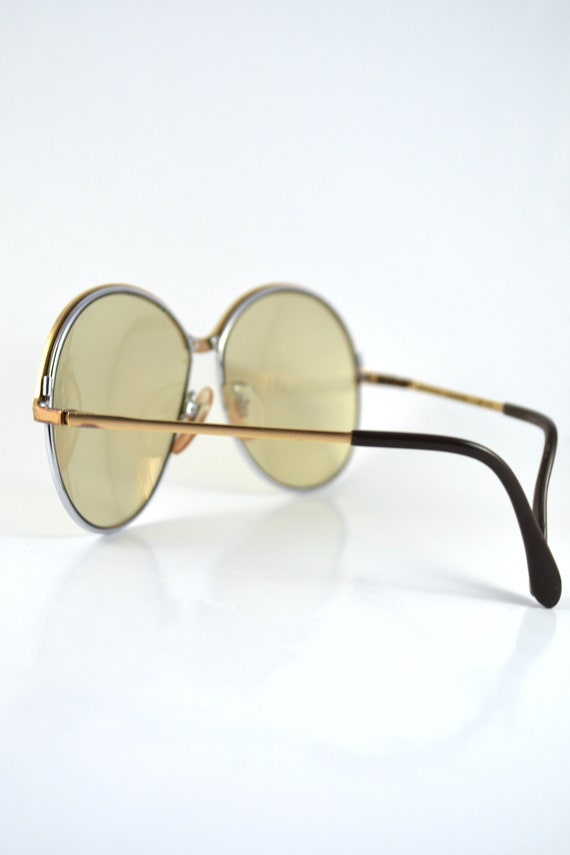 Vintage Aviator Glasses, Gold Frame Glasses, 70's… - image 6