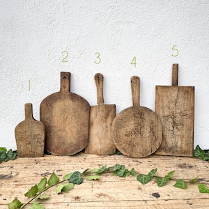Primitive Chopping Boards, Vintage Food Photo Prop, Old Cutting Boards