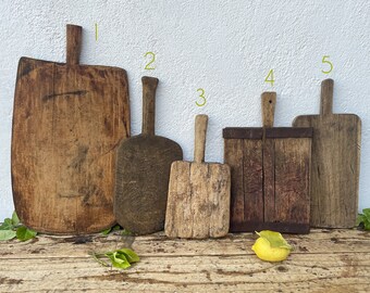 Old Primitive Cutting Boards, Vintage Food Photo Prop, Flat Lay Props