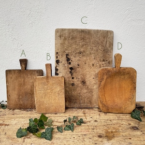 Antique Wooden Chopping Boards, Vintage Cutting Boards, Food Photography Props