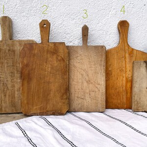 Vintage Wooden Chopping Boards, Food Photo Props