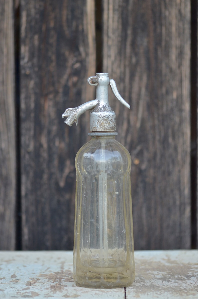 Antique Seltzer Bottle Rare Soda Seltzer Bottle Romanian Etsy