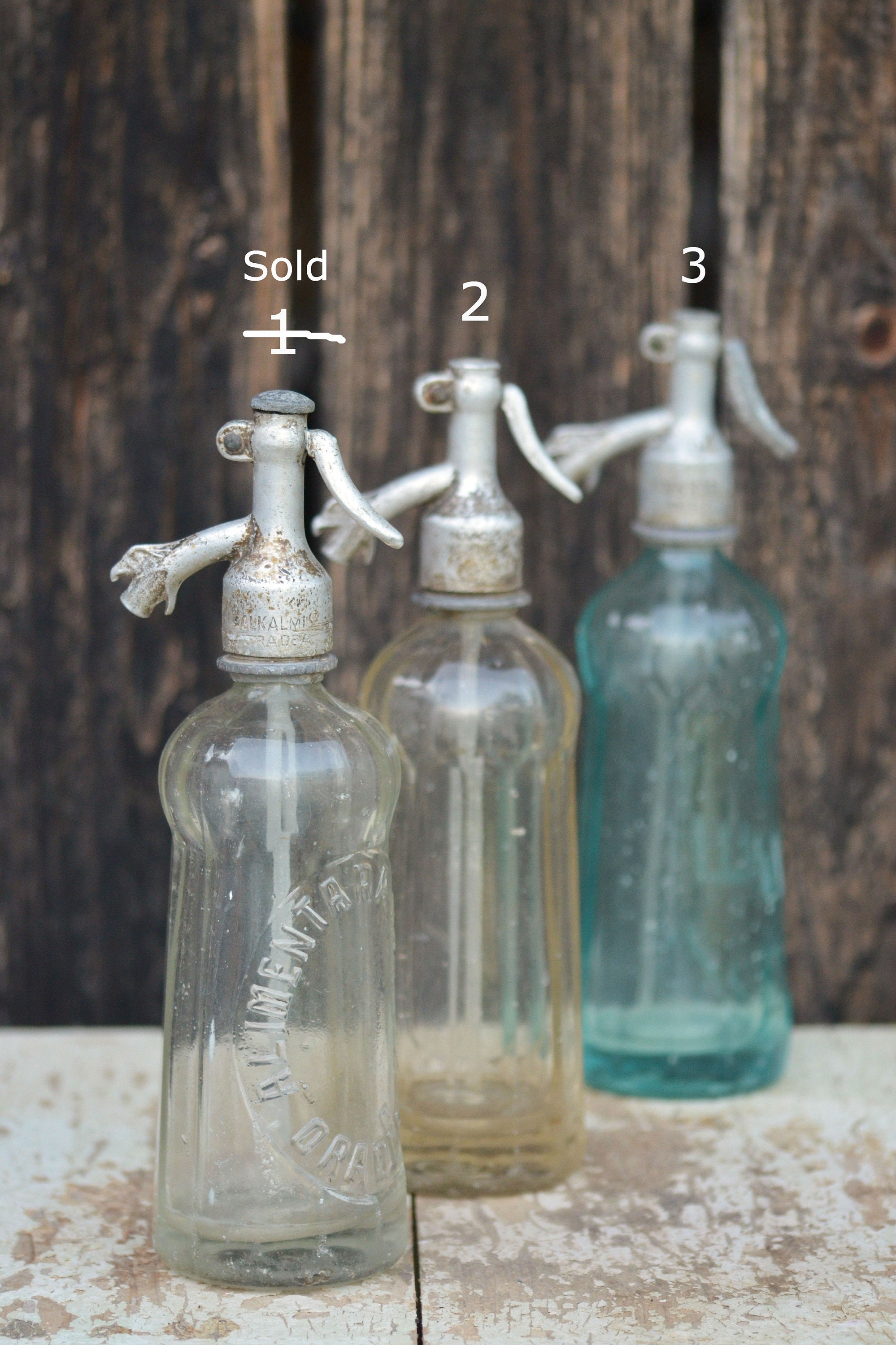 Antique Seltzer Bottle Rare Soda Seltzer Bottle Romanian Etsy