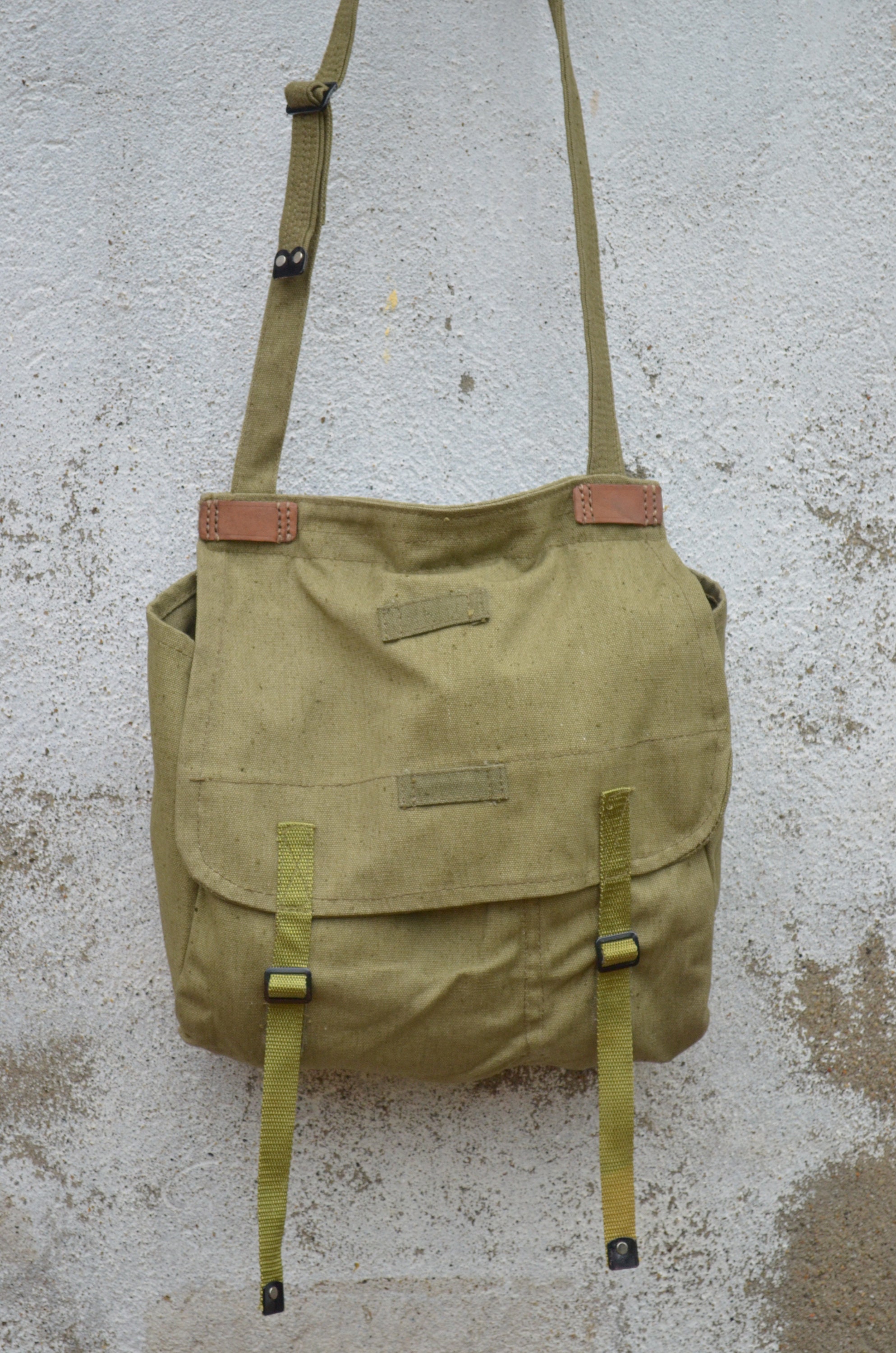 Vintage Military Shoulder Bag Army Canvas Messenger Bag - Etsy