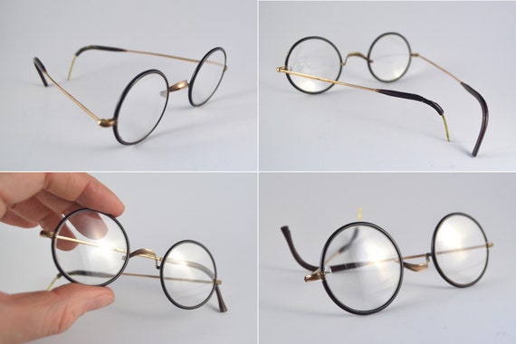 Antique Spectacles, Windsor Style Round Eyeglasse… - image 10