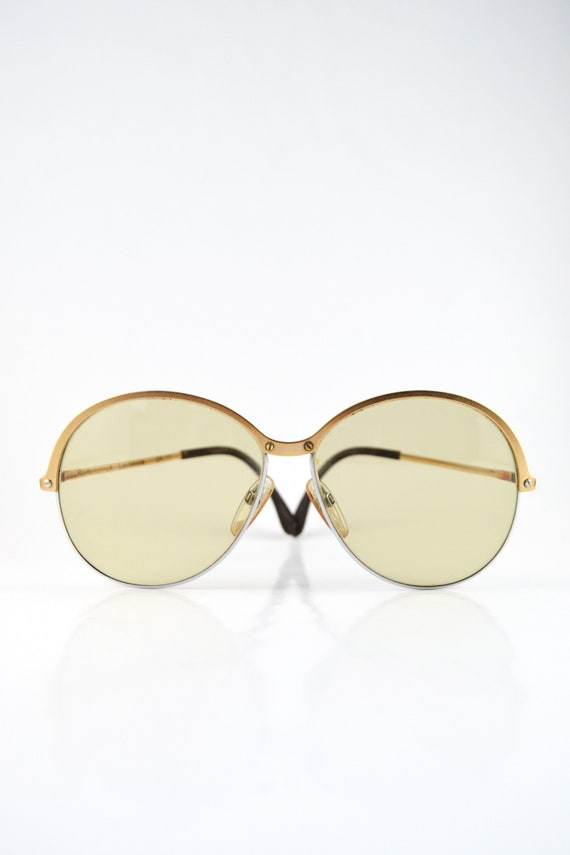 Vintage Aviator Glasses, Gold Frame Glasses, 70's… - image 8