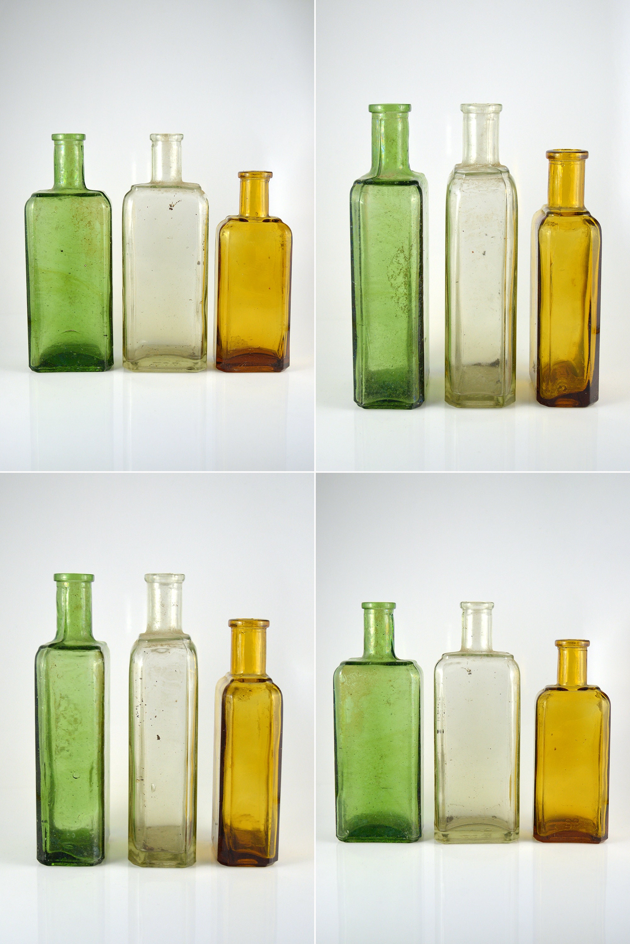Vintage Bottle Vases Instant Collection of Vintage Glass Etsy