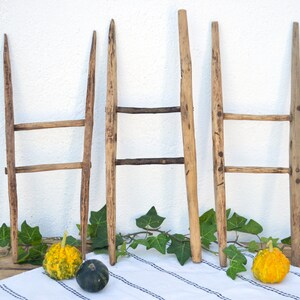 Vintage Tiny Wooden Ladder Primitive Home Decor