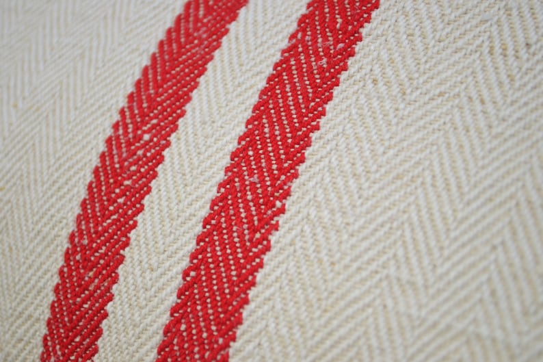 Linen Cushion Covers From Vintage Handwoven Natural Fabric Etsy