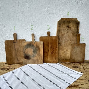 Authentic Primitive Chopping Boards, Old Wooden Food Photo Props