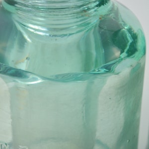 Special Aqua Glass Insulator, Insulator Type CD 446 from Romania, SO3 810-59 Railway Insulator