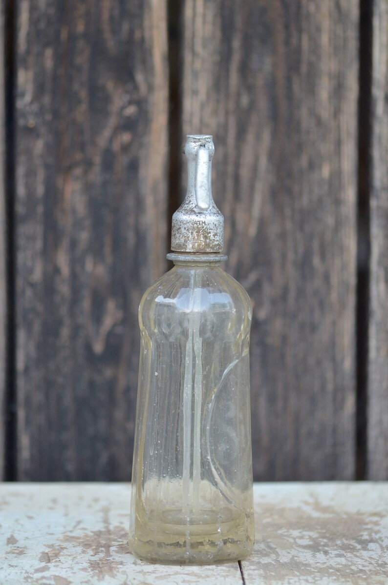 Antique Seltzer Bottle Rare Soda Seltzer Bottle Romanian Etsy