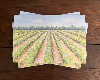 Farm Field Note Card 4"x6" Printable Download