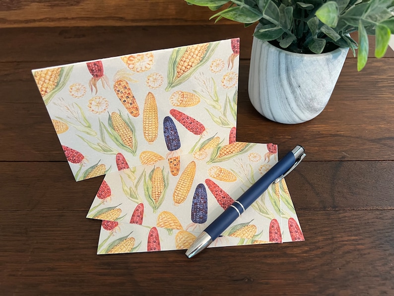 Corn Notepad Corn Note Card 4