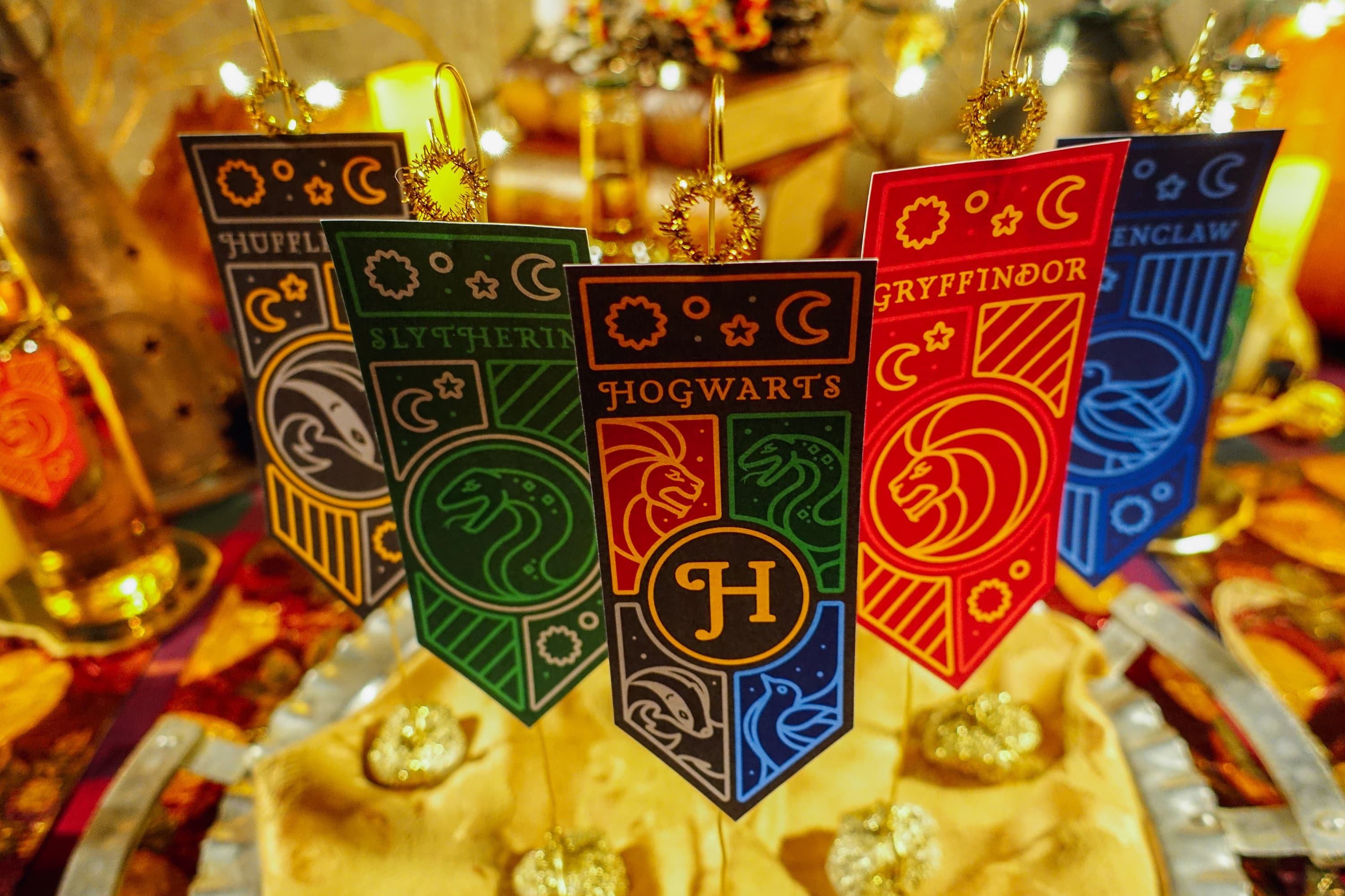 Harry Potter Mini Banner Printables / Hogwarts Theme Printable | Etsy