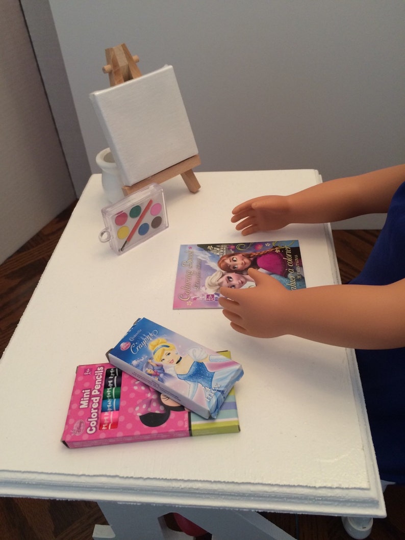 Art Set for the American Girl 18 Doll Etsy