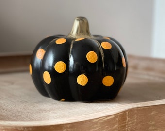 Resin PolkaDot Pumpkin