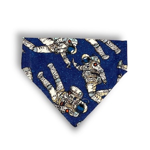 Astronaut Over The Collar Pet Bandana • Cat Bandana • Dog Slip On Bandana  • Pet Bandana • Slip On Cat Bandana • Ready to ship