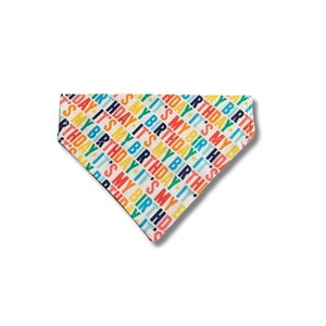 Birthday Dog Bandana • Over The Collar Bandana • Cat Bandana • Dog Slip On Bandana • Slip On • Pet Bandana • Personalized Dog Bandana