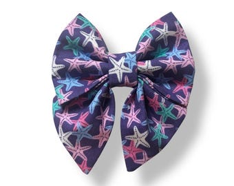 Starfish Dog Sailor Bow Tie: Nautical Collar Accessory