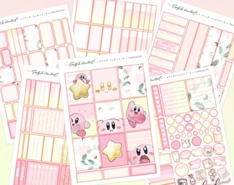 PUFF Sticker Kit | Erin Condren Vertical Weekly Kit, Happy Planner | Physical Planner Stickers