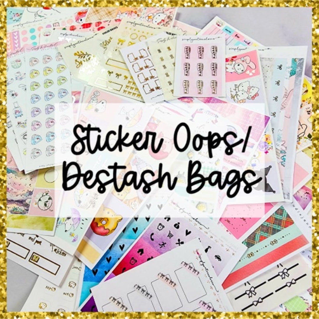 Grab Sticker Message Mystery Sticker Grab Bag: Planner, Decorative, Functional Stickers - Etsy