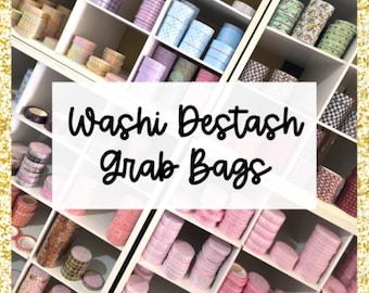 Washi Tape Grab Bag: Junk Journal Masking Tapes - Variety Designs