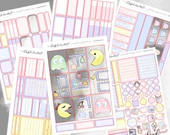 PAC Sticker Kit | Erin Condren Vertical Weekly Kit, Happy Planner | Physical Planner Stickers