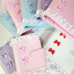 Segregator do planowania Kawaii Lace A5/A6: Segregator do przechowywania kartek fotograficznych