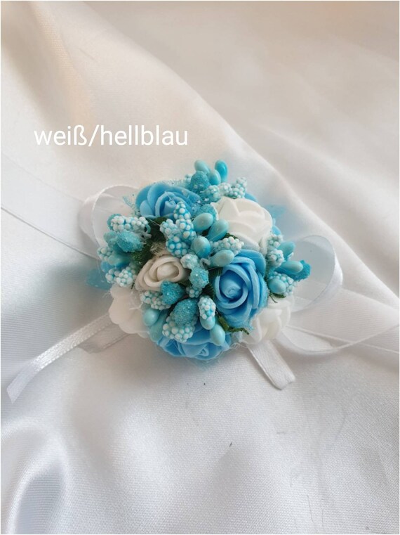 Pulsera de flores para el niño de las flores o la dama de - Etsy México Pulsera de flores para el niño de las flores o la dama de - Etsy México