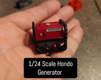 Modèle réduit de générateur Hondo à l'échelle 1/24, diorama de garage sur chenilles télécommandé