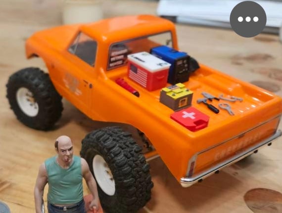 1:24スケールのミニチュアミラーポータブル溶接機、RC車両スケール