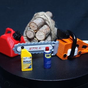 1/10 Scale wood cutting RC Accessory bundle for NECA toys Action Figure Miniature Doll House Scx10 Garage accessories Rock Crawler Upgrade