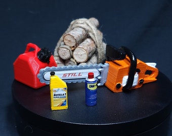 Miniatuurhoutset, schaal 1/10, RC-accessoire