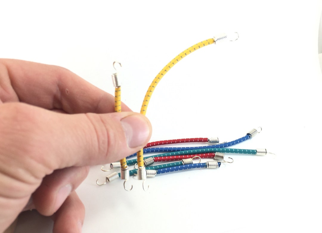 1/10 Scale Miniature Bungee Cords / Straps. Great for RC Rock Crawlers and Scale Trucks Like the