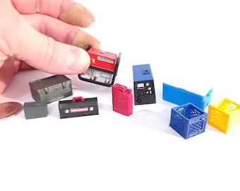 Accessoires miniatures à l'échelle 1:24 Choisissez votre accessoire ! Conçu pour les petits explorateurs Dioramas sur chenilles Axial SCX24 Traxxax TRX4M FCX24