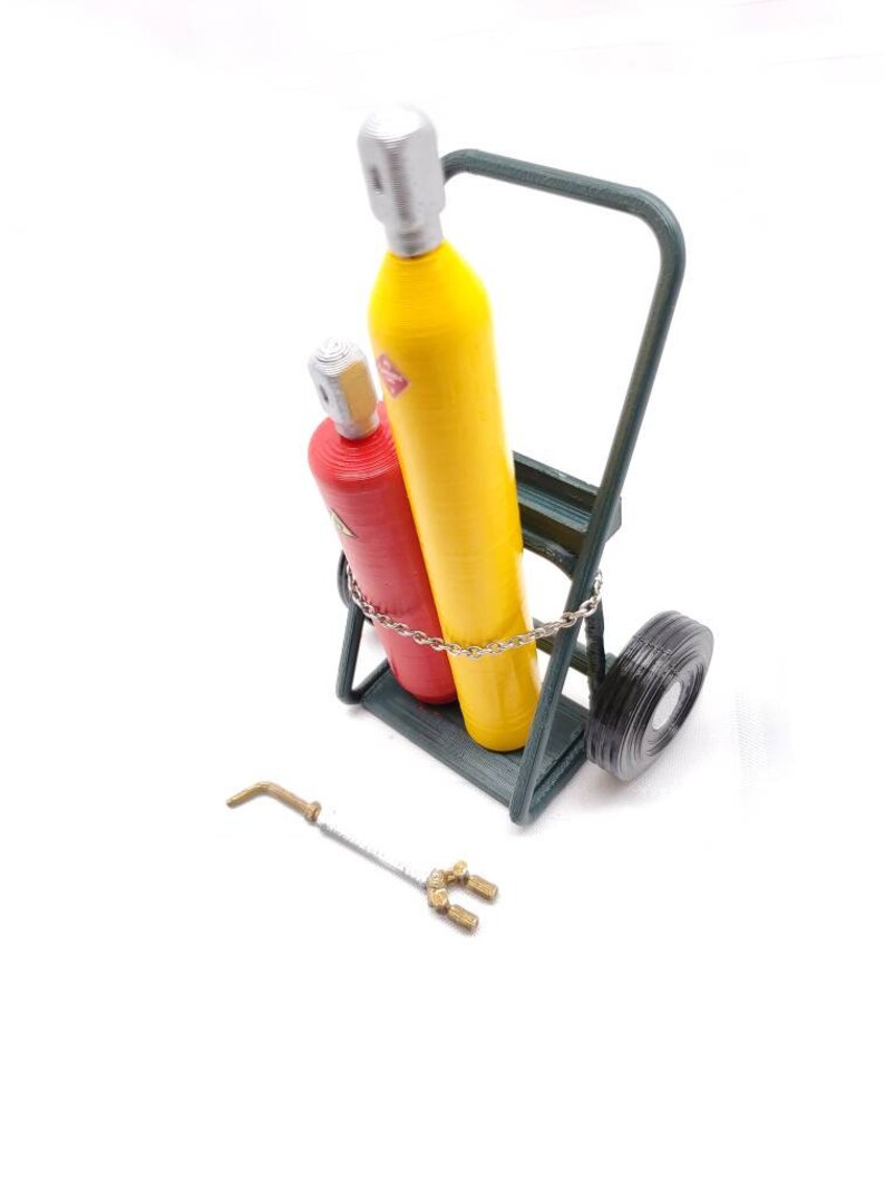 Scale Oxy Acetylene Torch Cart RC Accessory 1/10 Scale Rock Etsy