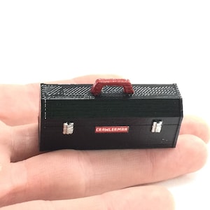 Tool Box Miniature RC Accessory for Rock Crawlers Scale Garage Many sizes  Red or Black Scale Diorama 1/10 1/24 1/18 FCX18 FCX10 FCX24m
