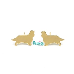 Cavalier King Charles Spaniel OHRRINGE • Hunderassen • Haustierschmuck • Tierliebhaber • Hundeliebhaber • Unikatschmuck • Hunderettung • Cavalier Charles
