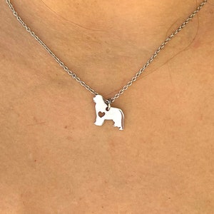 Newfoundland Necklace • dog breeds • puppies • pet lovers • necklaces for women, • unique jewelry • wedding gift • dog rescue • pets