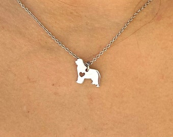 Newfoundland Necklace • dog breeds • puppies • pet lovers • necklaces for women, • unique jewelry • wedding gift • dog rescue • pets