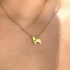 AUSTRALIAN SHEPHERD NECKLACE •  Aussie • Dog Necklace • pet necklace • pet jewelry • dog lovers • Dog Jewelry • Dog Charm • Dog Pendant