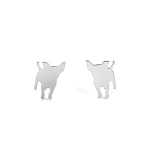 PINSCHER EARRINGS 24k, dog breeds, puppies, pet lovers, earrings for women, unique jewelry, stud earrings, dog lovers, hush puppies