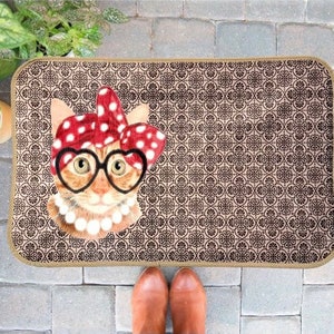 CAT Home mat, bathroom mat, rug, pet, animal lovers, room mat, cat lovers, bath mat, Cat, cats, cat lover