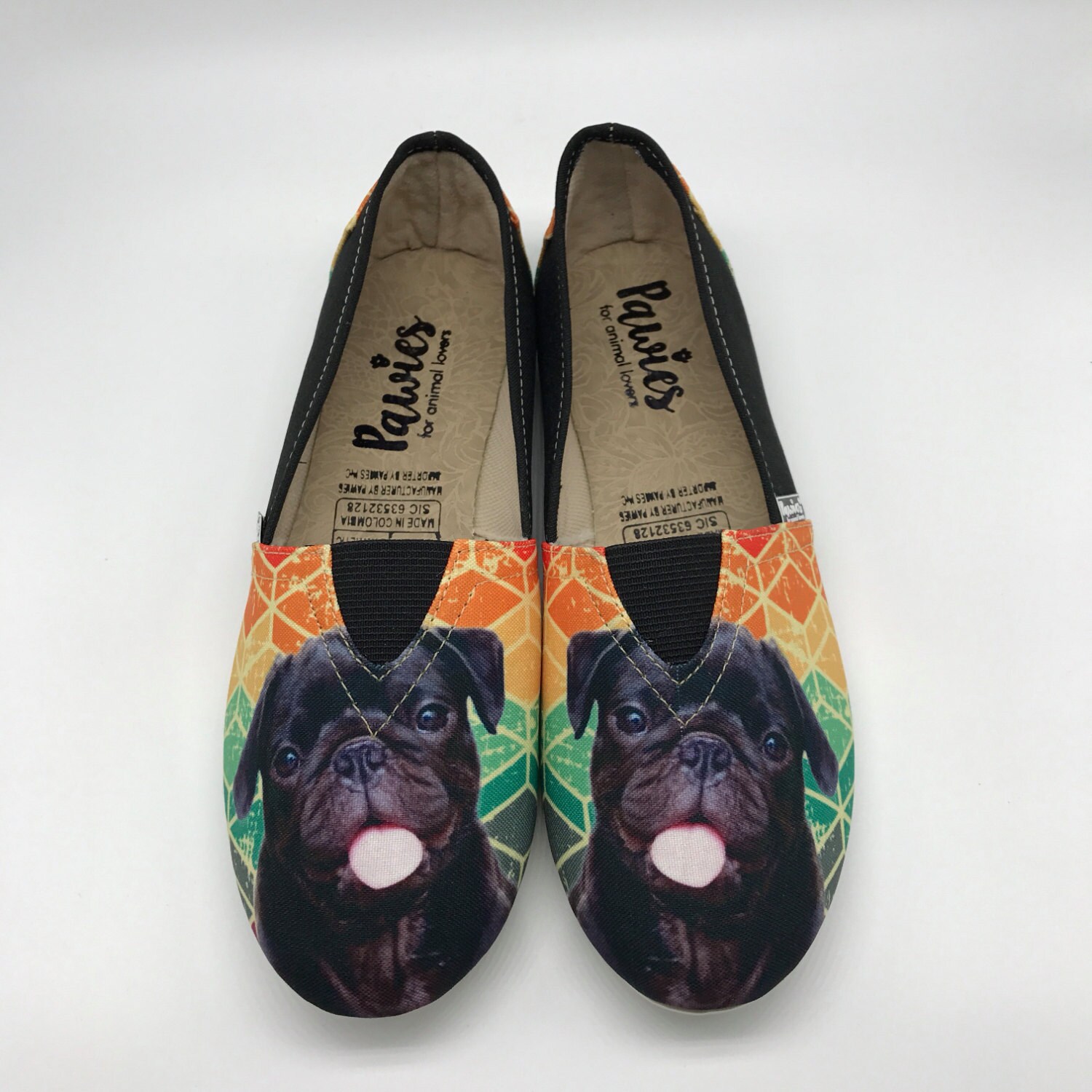 PUG SHOES Hush Puppies Dog Lovers Dog Breeds Women Shoes Etsy Canada