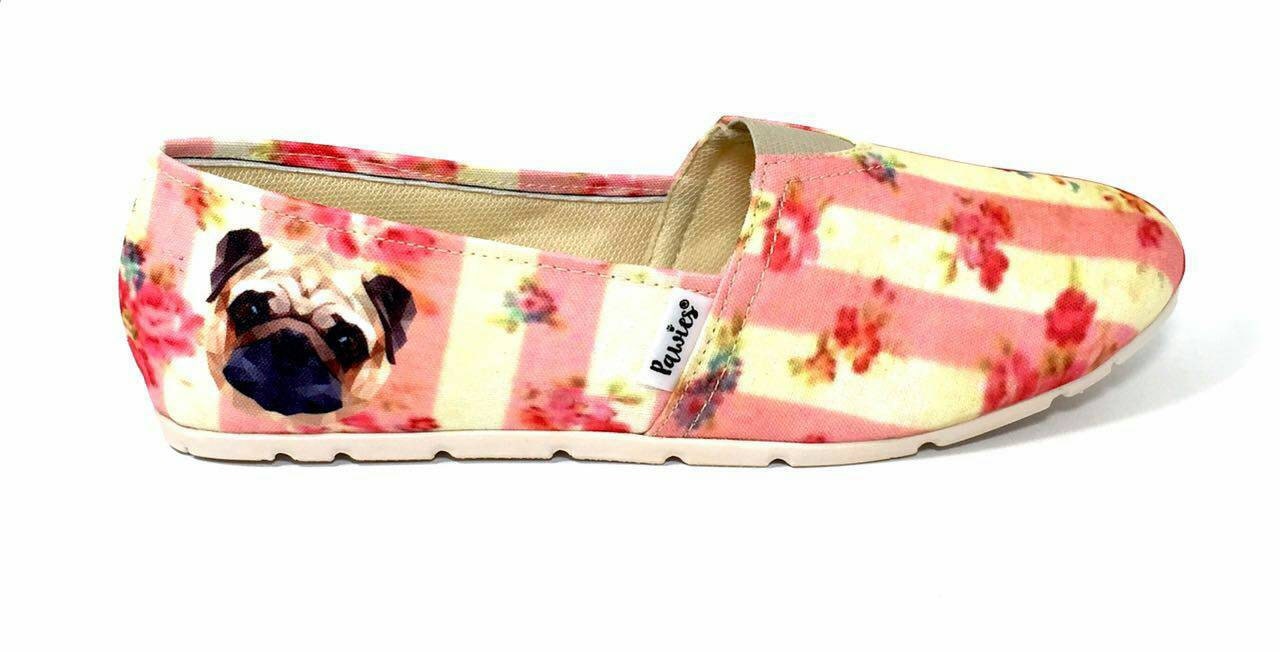 PUG SHOES hush puppies dog lovers dog breeds women shoes Etsy