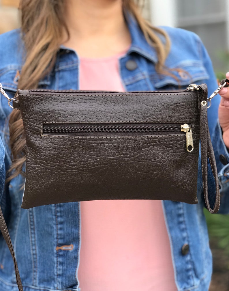 Poodle Vegan Leather Crossbody Bag Wristlet Pouche for Dog Etsy