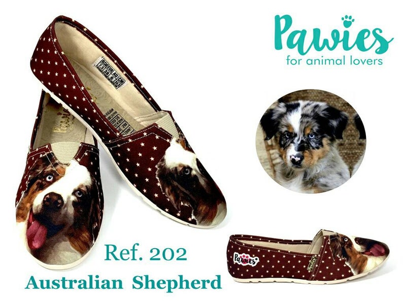 AUSTRALIAN SHEPHERD SHOES Women Shoes Dog Lovers Dog Etsy