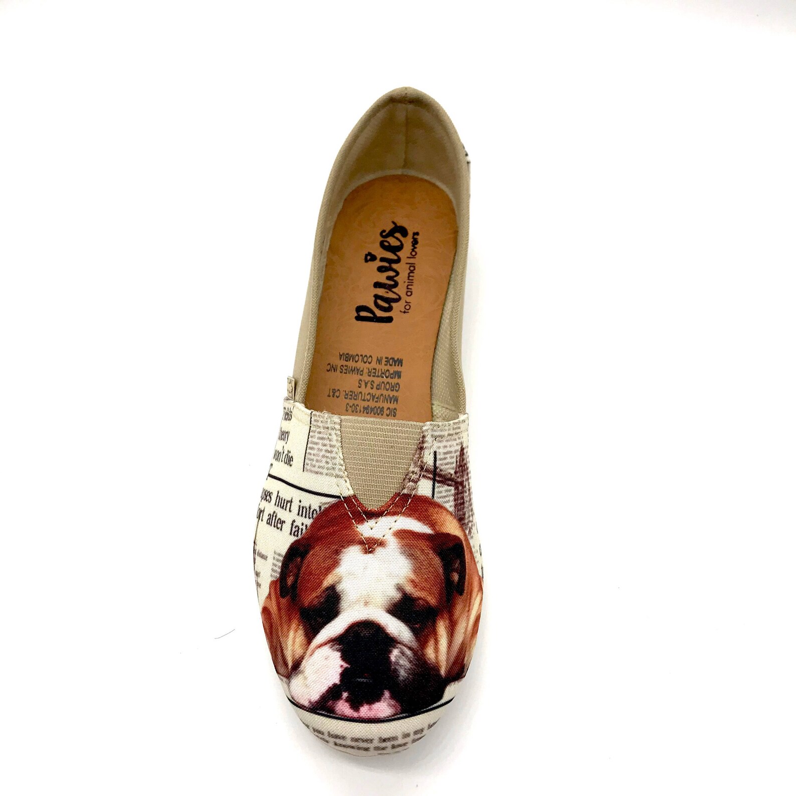 ENGLISH BULLDOG SHOES Bulldog Woman Shoes Dog Breeds Dog Etsy
